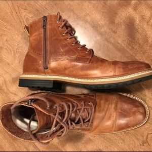 Men’s Timberland Half-zip Leather Boots